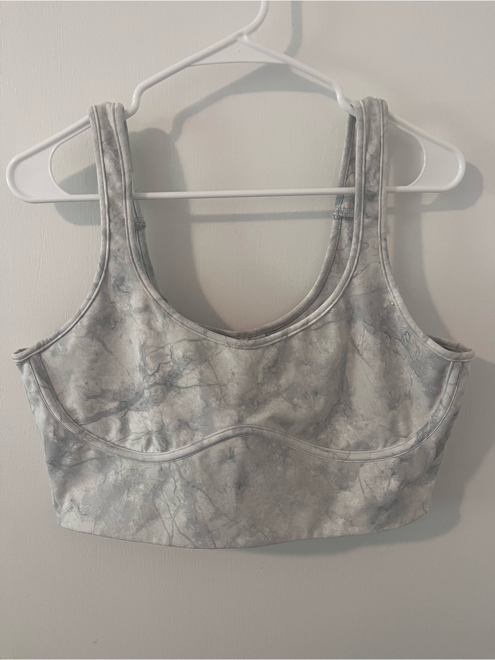 Jenni Style Not Size Corset Bra Top Gray Tie Dye Print XXL Gray